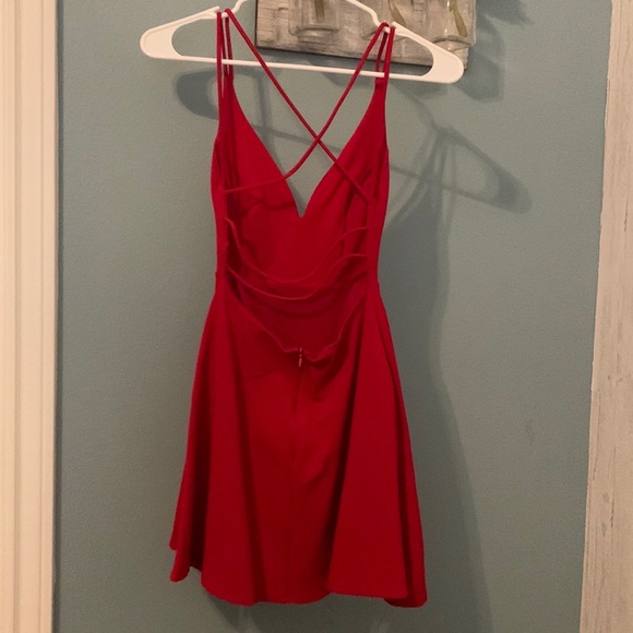 LULUS short red dress - Picture 2 of 2